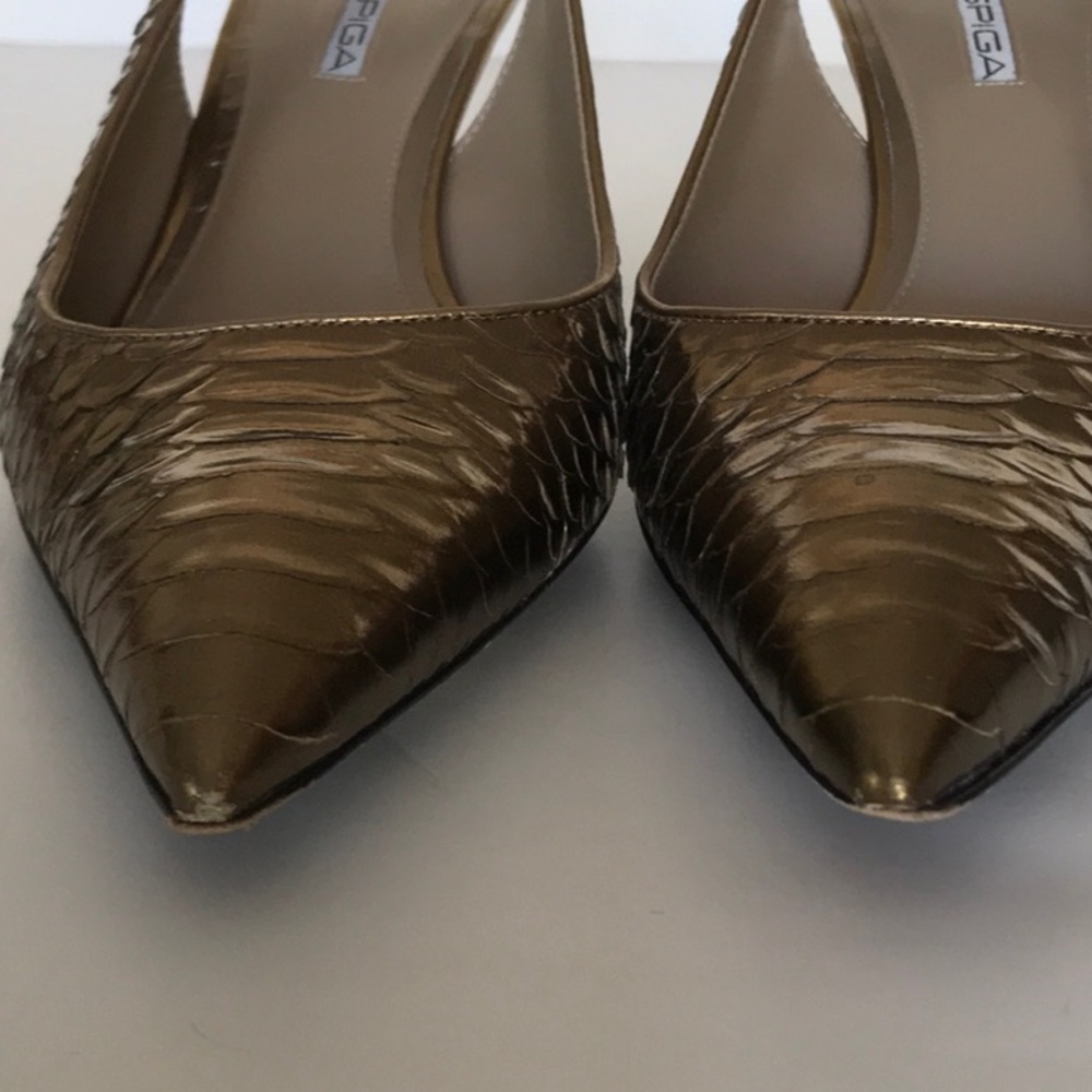 Via Spiga Python Slingback - image 5